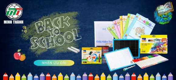 Minh Thành mở rộng danh mục văn phòng phẩm, đáp ứng nhu cầu học tập ngày càng cao