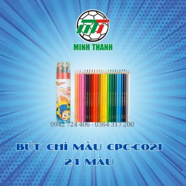 BÚT CHÌ MÀU CPC-C021 24 MÀU