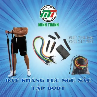 DÂY KHÁNG LỰC NGŨ SẮC TẬP BODY