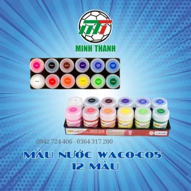 MÀU NƯỚC WACO-C05 12 MÀU