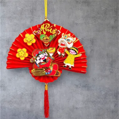 Quạt Decor Tết