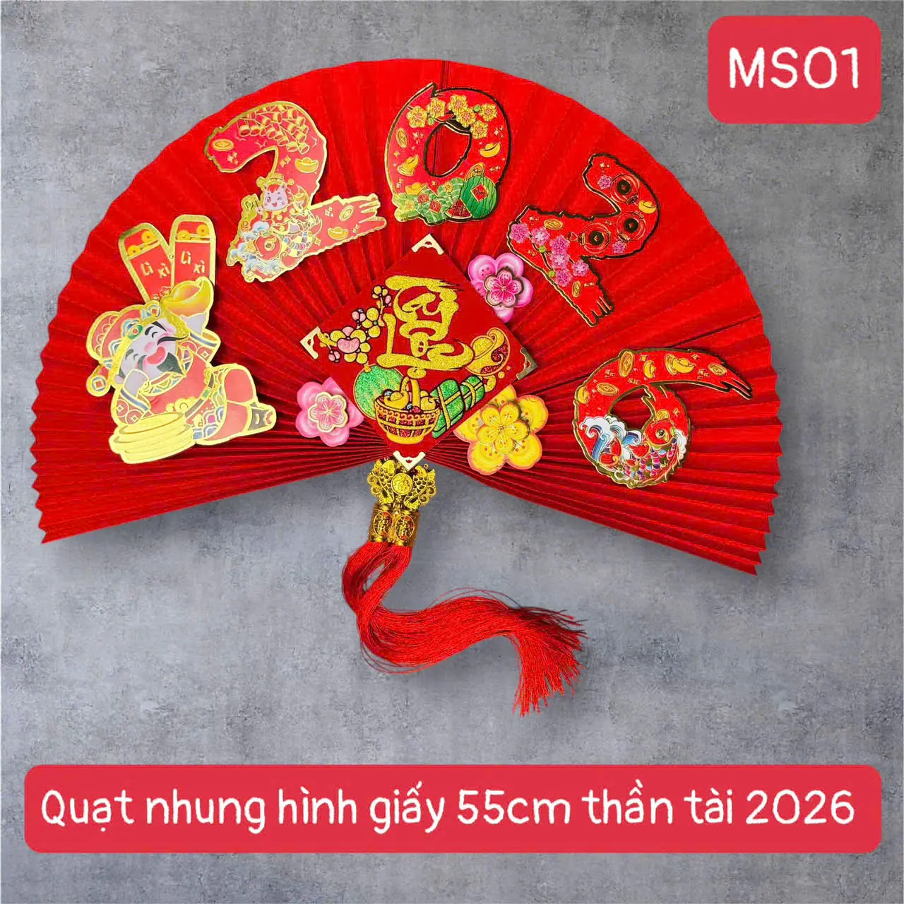 Quạt Decor Tết